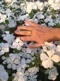 Silver Blossom of Light - Mood Ring - Adjustable - 18x13 mm - Sterling Silver 925