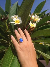 Secret Princess of the Empire - Mood Ring - 14x10 mm - Sterling Silver 925