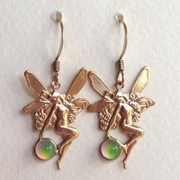 Fairies of Wishes - Mood Earrings - 5 mm - Gold Plated Brass