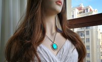 Silver Venus of Rome - Mood Necklace - 25x18 mm - Brass