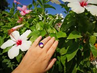 Sun of Antares - Mood Ring - 14 mm - Sterling Silver 925 - AAA Crystal Quartz