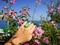 Silver Mirror of Beauty - Mood Ring - 30x20 mm - Sterling Silver 925