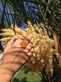 Queen of Colors - Mood Ring - 25x18 mm - Sterling Silver 925