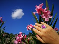 Empress of Grace - Mood Ring - 18x13 mm - Sterling Silver 925