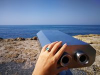 Princess of the Silver Light - Mood Ring - Adjustable or Non-Adjustable - 10 mm - Sterling Silver 925
