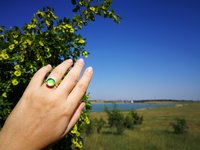 Star of Success - Mood Ring - 10 mm - Sterling Silver 925