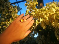 World of Crystal Stars - Mood Ring - 15 mm - Sterling Silver 925 (pure or gold plated) - AAA Crystal Quartz