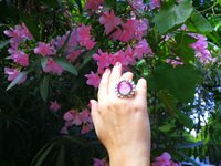Silver Sunrise of Beauty - Mood Ring - 20 mm - Sterling Silver 925