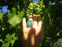 Empress of Grace - Mood Ring - 18x13 mm - Sterling Silver 925