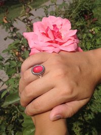 Secret Princess of the Empire - Mood Ring - 14x10 mm - Sterling Silver 925