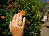 Queen of Style - Mood Ring - 25x18 mm - Silver 800