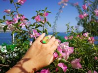Golden Mirror of Beauty - Mood Ring - 30x20 mm - 24k gold plated Sterling Silver 925