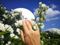 All for Love - Mood Ring - 25x18 mm - Sterling Silver 925