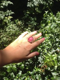 Queen of Colors - Mood Ring - 25x18 mm - Sterling Silver 925