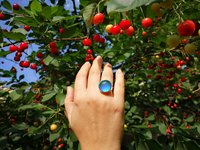 Princess of Dreams - Mood Ring - 17 mm - Sterling Silver 925