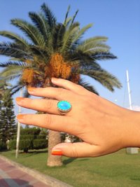 Silver Blossom of Light - Mood Ring - Adjustable - 18x13 mm - Sterling Silver 925