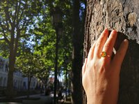 Star of Success - Mood Ring - 10 mm - Sterling Silver 925