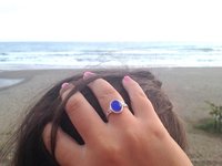 Star of Beauty - Mood Ring - 10x8 mm - Sterling Silver 925