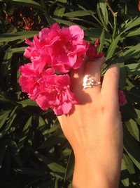 Princess of the Ocean - Mood Ring - Adjustable - 5 mm - Sterling Silver 925
