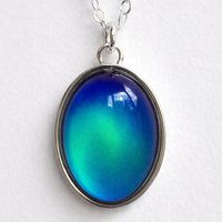 Star of Luck - Mood Necklace - 18x13 mm - Sterling Silver 925