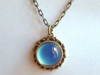 Secret Princess of Virtue - Mood Necklace - 13 mm - 24k Gold Plated Brass