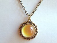 Secret Princess of Virtue - Mood Necklace - 13 mm - 24k Gold Plated Brass