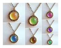 Secret Princess of Virtue - Mood Necklace - 13 mm - 24k Gold Plated Brass