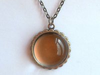 Loving Sun - Mood Necklace - 20 mm - Brass