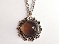 Secret Queen of Flowers - Mood Necklace - 20 mm - Brass