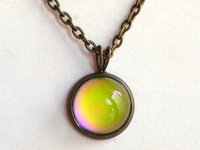 Secret Colors of Joy - Mood Necklace - 12 mm - Brass