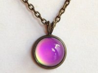 Secret Colors of Joy - Mood Necklace - 12 mm - Brass