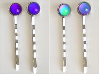 Scepters of Luck - 4 Mood Hair Pins - 10 mm - Brass