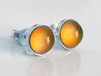 Fairies of the Light - Mood Stud Earrings - 6 mm - Sterling Silver 925