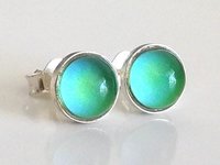 Fairies of the Light - Mood Stud Earrings - 6 mm - Sterling Silver 925