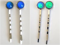 Scepters of Luck - 4 Mood Hair Pins - 10 mm - Brass