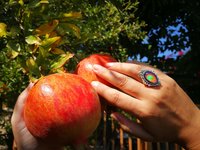 Secret Crown Princess to the Throne - Mood Ring - Adjustable - 18x13 mm - Brass