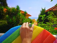 Queen of Grace - Mood Ring - 25x18 mm - Sterling Silver 925
