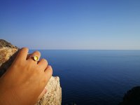 Duchess of the Silver Light - Mood Ring - 8 mm - Sterling Silver 925 - AAA Crystal Quartz