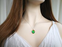 Star of Luck - Mood Necklace - 18x13 mm - Sterling Silver 925