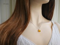 Lady of Celestial Nobility - Mood Necklace - 6,8,10,12,13 mm - Sterling Silver 925