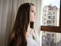 Princess of Zanzibar - Mood Necklace - 25x18 mm - Brass