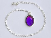 Star of Luck - Mood Necklace - 18x13 mm - Sterling Silver 925