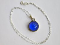 Rising Sun - Mood Necklace - 16 mm - Sterling Silver 925