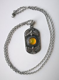 Power of Freedom - Mood Necklace for Men - 12 mm - Stainless Steel