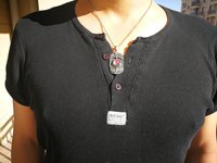 Power of Freedom - Mood Necklace for Men - 12 mm - Stainless Steel