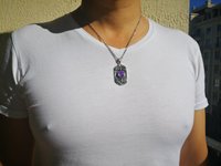 Power of Freedom - Mood Necklace for Men - 12 mm - Stainless Steel