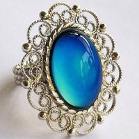Empress of Grace - Mood Ring - 18x13 mm - Sterling Silver 925