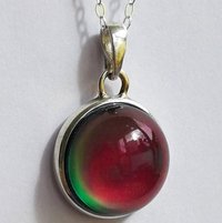 Rising Sun - Mood Necklace - 16 mm - Sterling Silver 925