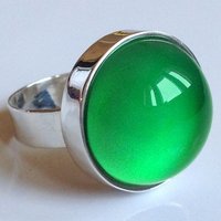 Princess of Dreams - Mood Ring - 17 mm - Sterling Silver 925