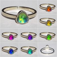 The Little Lord - Mood Ring - 6 mm - Sterling Silver 925 - AAA Crystal Quartz